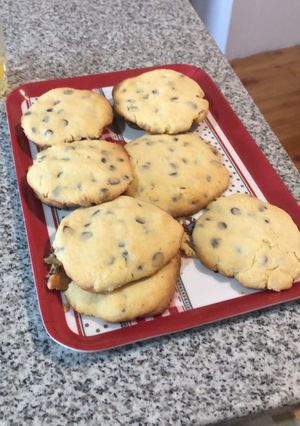 Una foto de Galletas con chips de chocolate