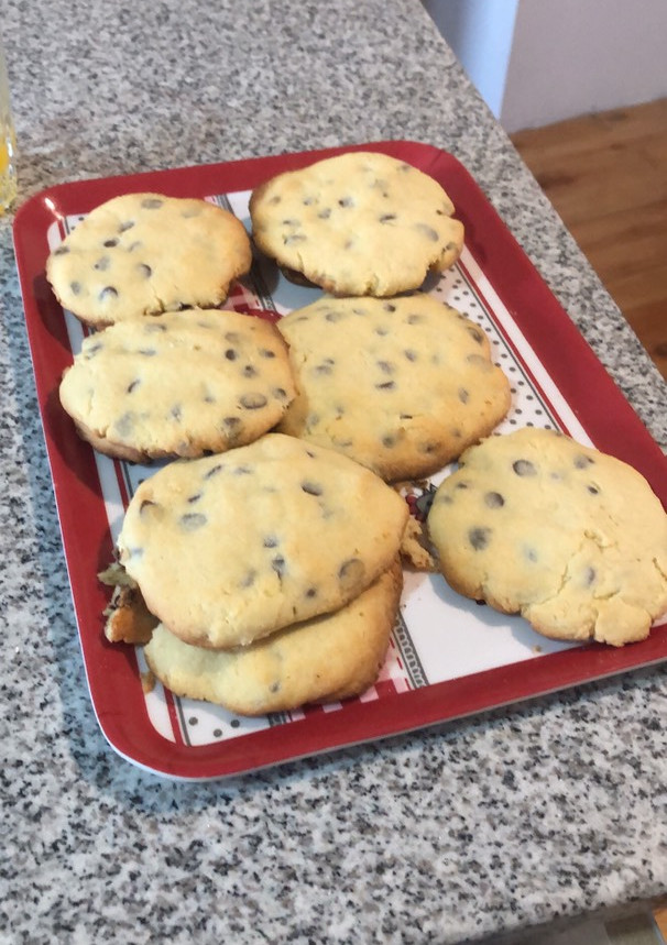 Una foto de Galletas con chips de chocolate