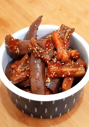Foto resep Ca Terong ala Korea / 가지무침 (Gaji Muchim)