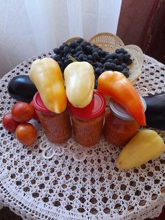 O poză a rețetei Zacuscă de vinete.