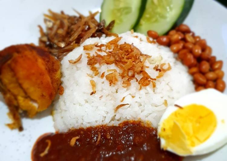 Langkah Mudah Membuat Nasi Lemak Malaysia Lezat