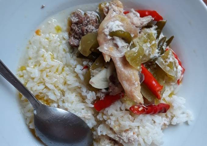 Wajib coba! Cara  membuat Garang Asem Ayam Kampung Asli (bumbu sederhana no msg) yang gurih