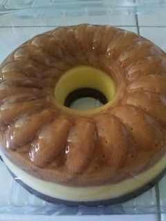 Foto resep Puding Biskuit 3 layer