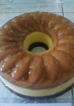 Foto resep Puding Biskuit 3 layer