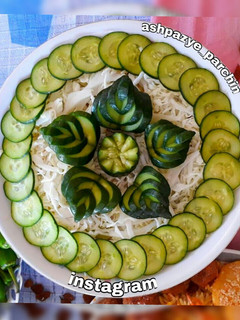 عکسی از دستور برش خیار 🌸 دورچین