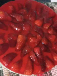 Una foto de Cheesecake con frutillas