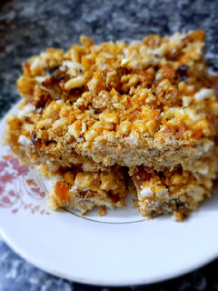 A picture of Dates & dry fruits bars.