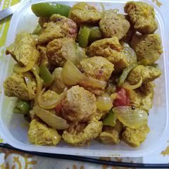 A picture of Soya nuggets.