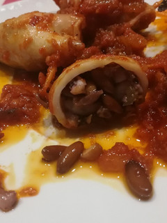 Una foto de Calamares rellenos ricos ricos