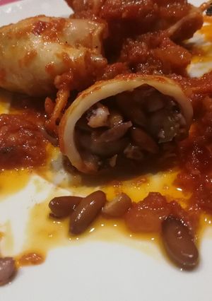 Una foto de Calamares rellenos ricos ricos