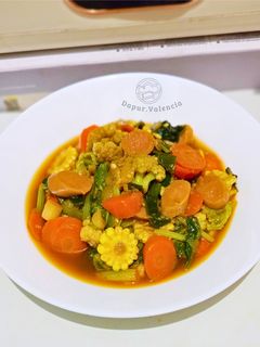 Foto resep Capcay Sosis