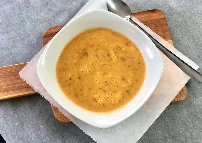 Potage aux lentilles blondes