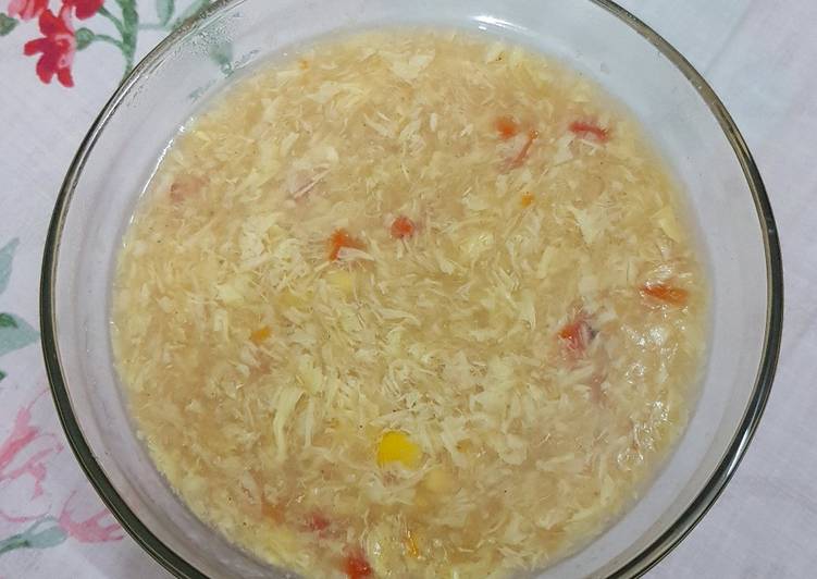 Simple Way to Prepare Perfect Chicken corn soup