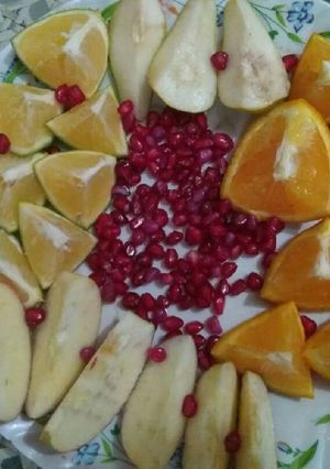 A picture of Fresh fruit salad.