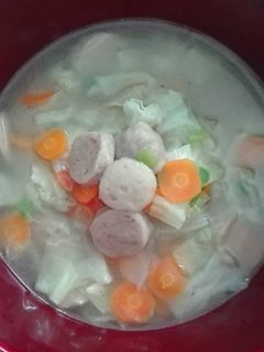 Foto resep Sayur SOP bakso