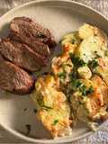Colita de cuadril & papas a la crema 🥩🥔