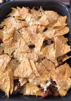 A picture of Nacho ‘lasagne’.