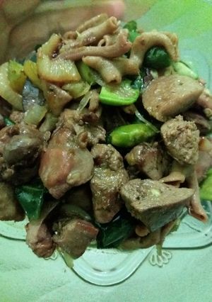 Foto resep Oseng Ati Ampela Pete