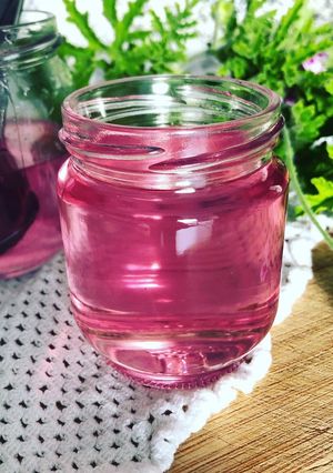 Une photo de Sirop de géranium rosat
