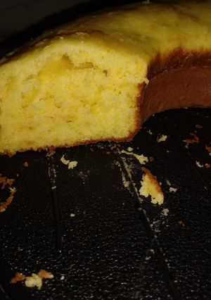 Una foto de Torta de naranja y mandarina SIN TACC en olla essen