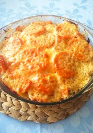 Rakott kelkáposzta édesburgonyával, darált hússal recept fotója