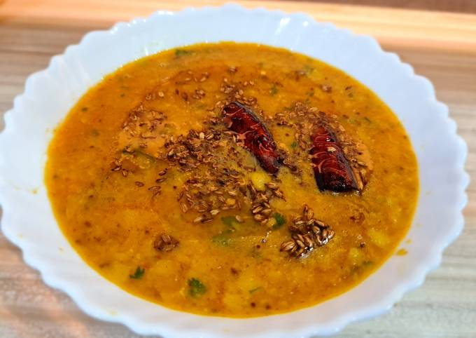 तुवर दाल (tuvar dal recipe in Hindi) रेसिपी बनाने की विधि in Hindi by  Rani's Recipes - Cookpad