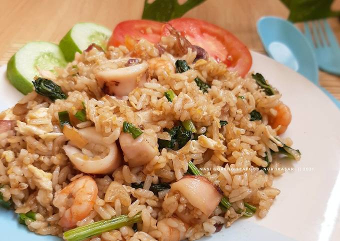 Resep 259. Nasi Goreng Seafood yang Menggugah Selera