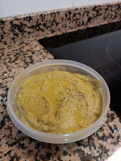 Una foto de Tapenade de aceitunas verdes