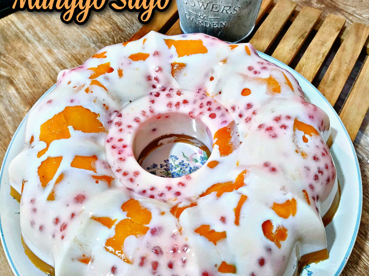 Resep Puding Manggo Sago, Dijamin nagih, enak banget !!!, Lezat