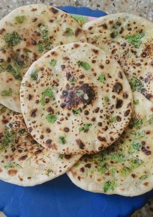 ચીઝ ગાર્લિક નાન (Cheese Garlic Naan Recipe in Gujarati) રેસીપી મુખ્ય ફોટો