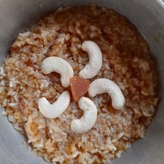 A picture of Sweet rice with Nolen gur.