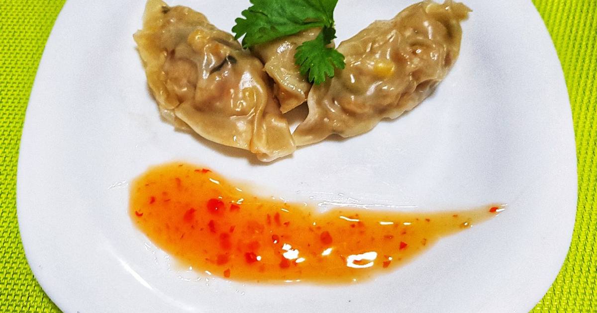 Delicious and super healthy chicken and veg dumplings