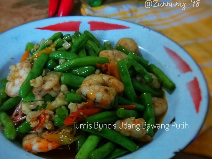 Wajib coba! Bagaimana cara bikin Tumis Buncis Udang Bawang Putih  sesuai selera