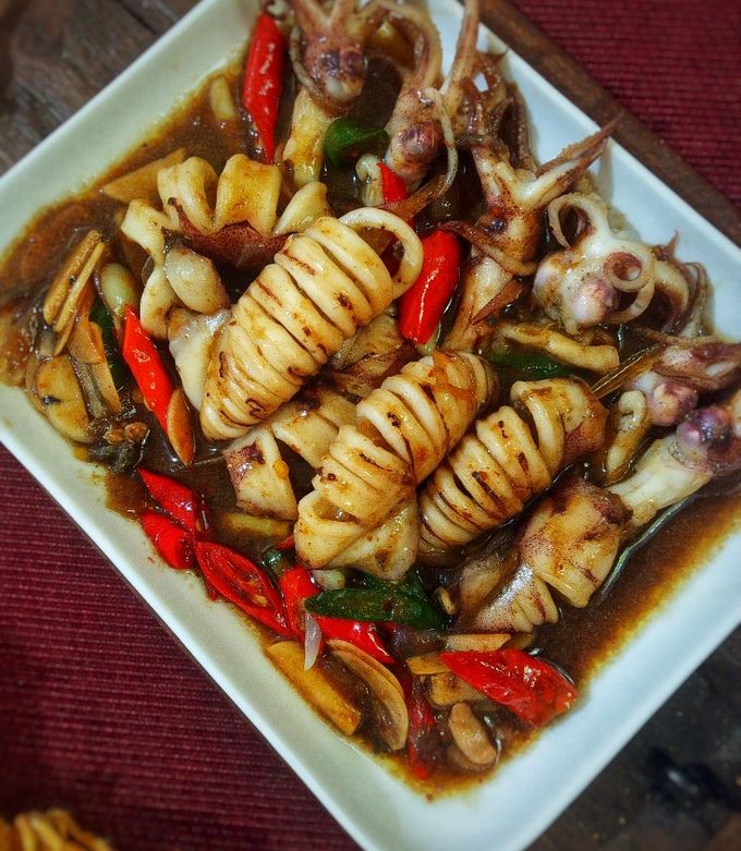 Foto resep Cumi saus tiram selera