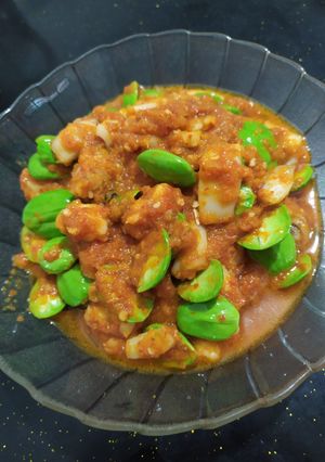 Foto resep Udang cumi pete balado