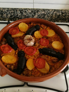 Una foto de Receta de arroz al horno valenciano