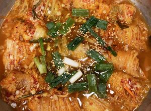 Foto resep Daging Gulung Kimchi Rebus (porkbelly/kapsim)