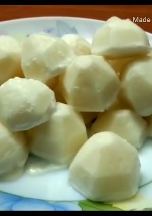 A picture of Coconut sorbet.