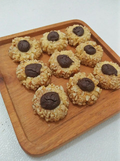 Foto resep Choco Peanut Thumbprint Cookies