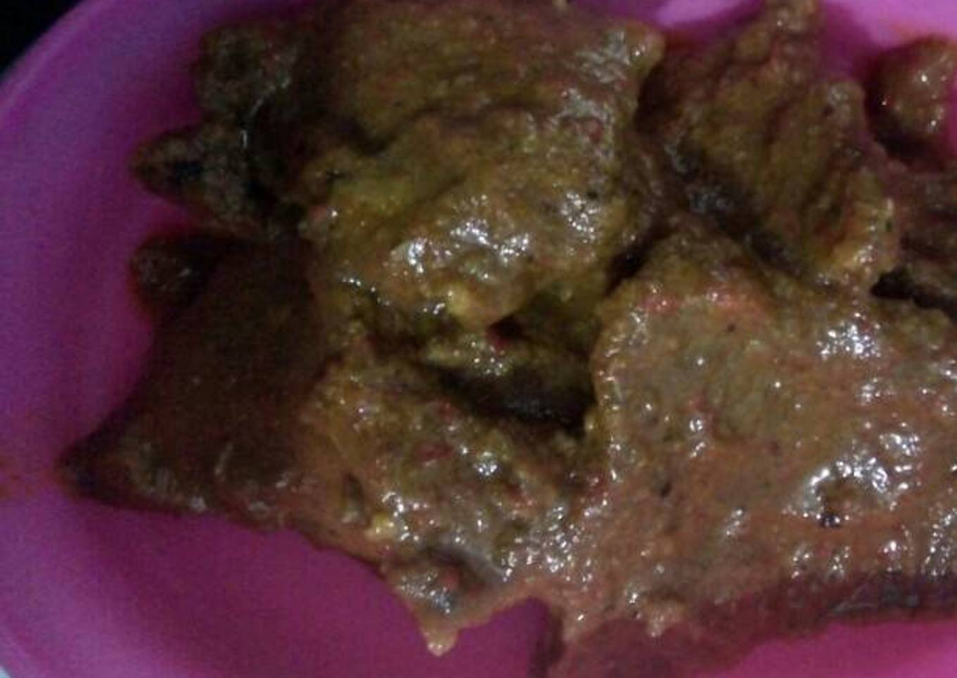 Rendang daging