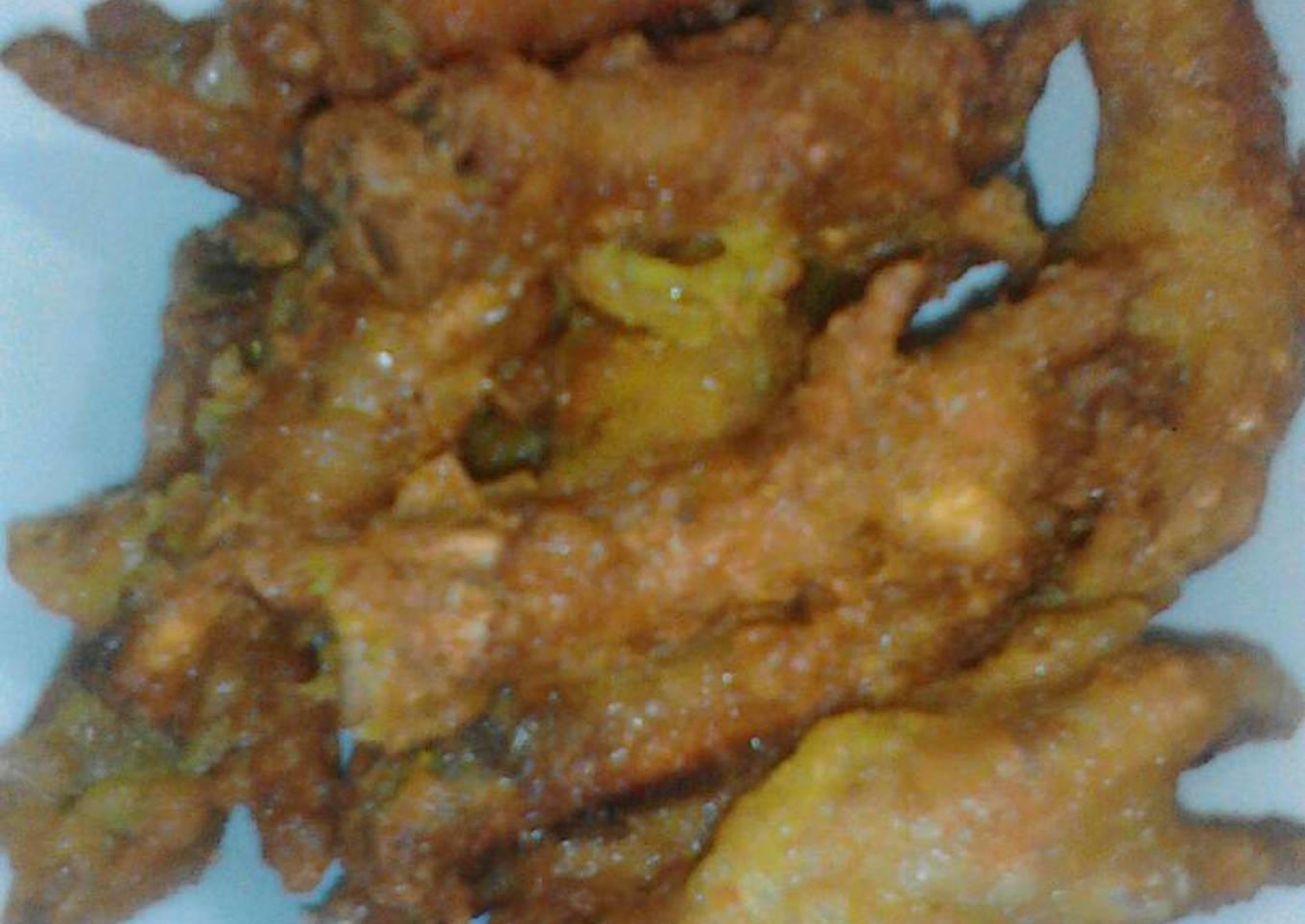 Ceker goreng tepung bumbu