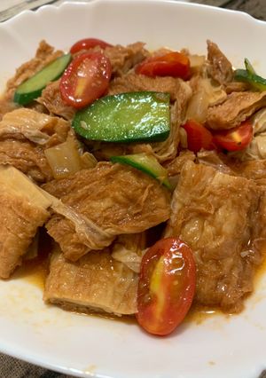 茄汁燒豆包 的食譜成品照片