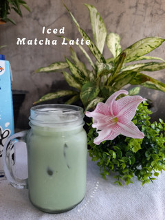 Foto resep Iced Matcha Latte