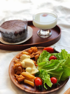 韓式起士辣雞年糕午餐食譜 的食譜成品照片