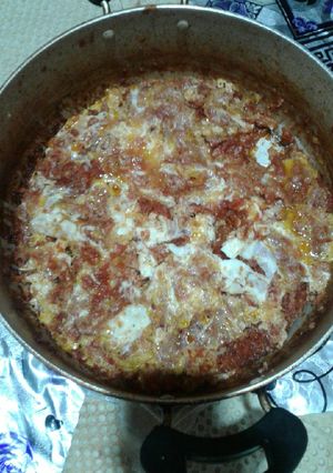 عکسی از دستور املت خوشمزه ی من