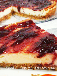 Una foto de Tarta de queso y leche condensada