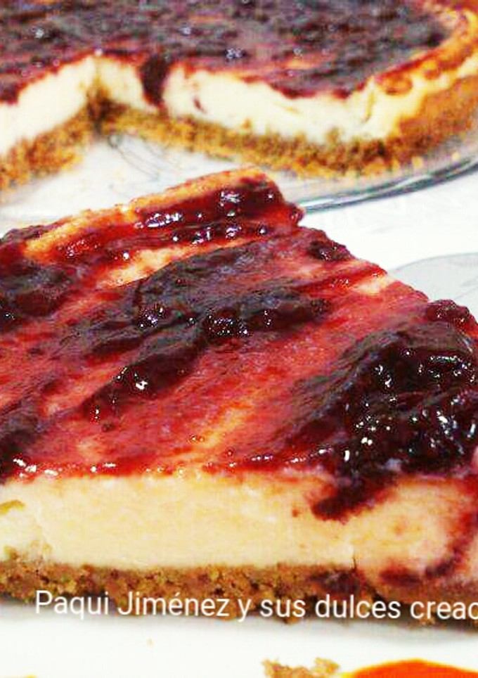 Una foto de Tarta de queso y leche condensada