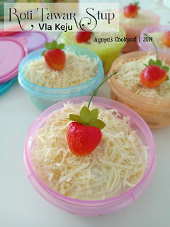 Foto resep 📑 Roti Tawar Setup Vla Keju