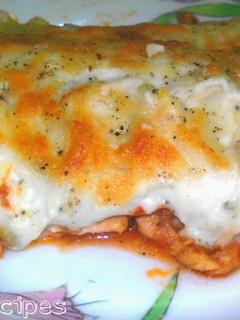 A picture of Chicken Lasagna.