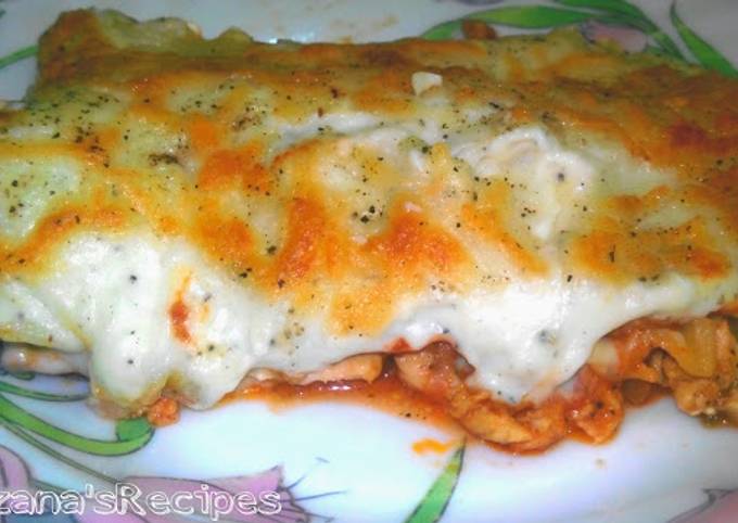 Easiest Way to Make Original Chicken Lasagna for Dinner Recipe
